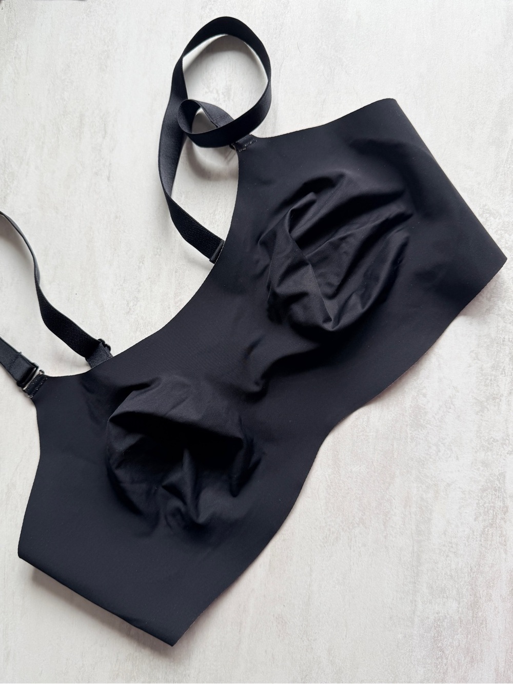 Knix Black Seamless Unpadded Wireless Comfort Contour Bra sz 4